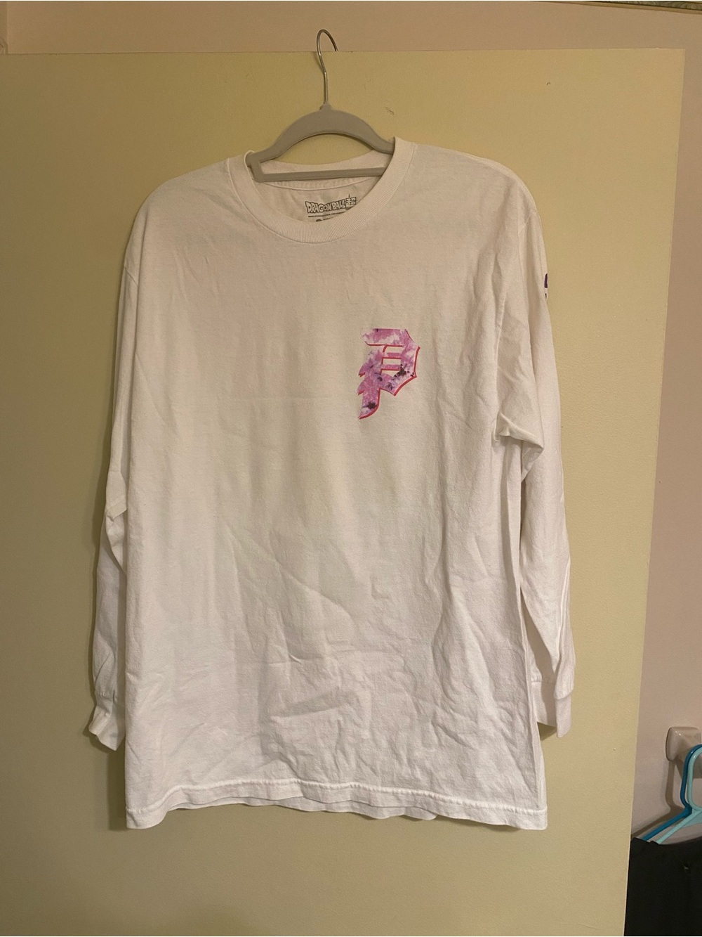 Primitive x Dragon Ball Super White Tee with Gray Print